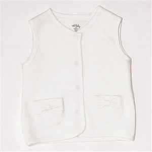 İdil Baby 6570 Kız Bebek Yeleği Krem