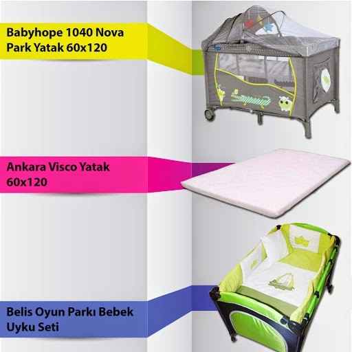 Babyhope 1040 Park Yatak Kampanyası Gri