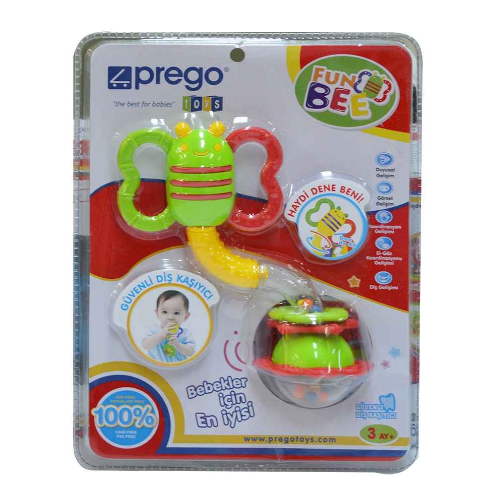 Prego 0072 Fun Bee Oyuncak Kırmızı