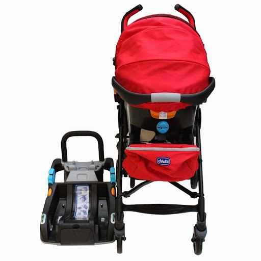 Chicco Lite Way Plus Bazalı Bebek Arabası Kırmızı