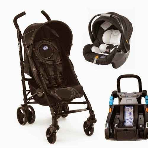 Chicco Lite Way Plus Bazalı Bebek Arabası Siyah
