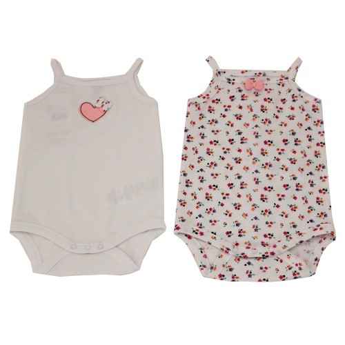 İdil Baby 6483 Bebek Body 2li Beyaz