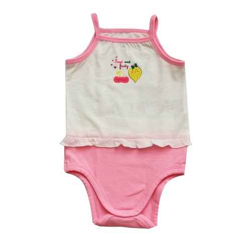 Mamino 6662 Kız Bebek Body Neon Pembe