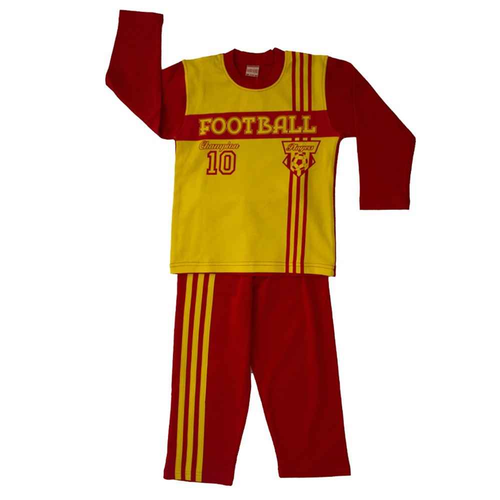 Roly Poly 1110 Fanatik Pijama Takımı Sarı-Kırmızı