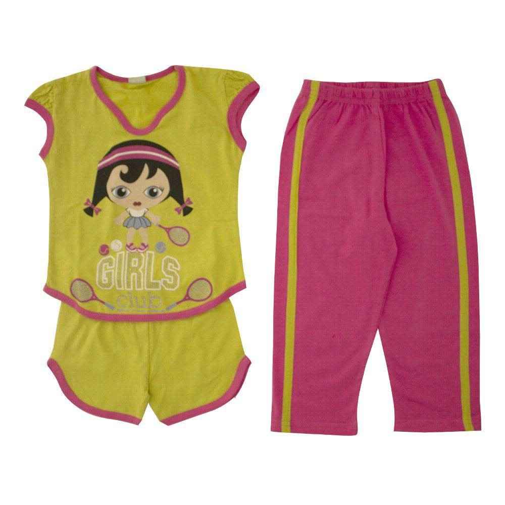 Roly Poly 1371 Kız Pijama Takımı Fuşya