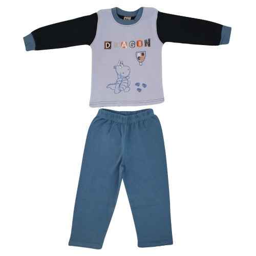 Roly Poly 1614 Erkek Çocuk Pijama Takımı İndigo