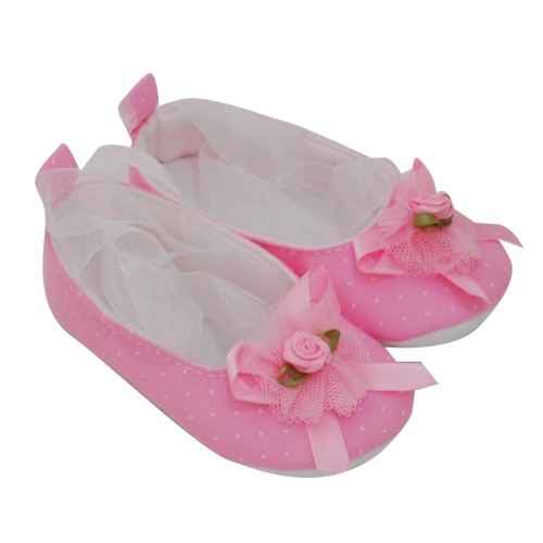 Pure Baby 1013 Küçük Puantiye Babet Pembe