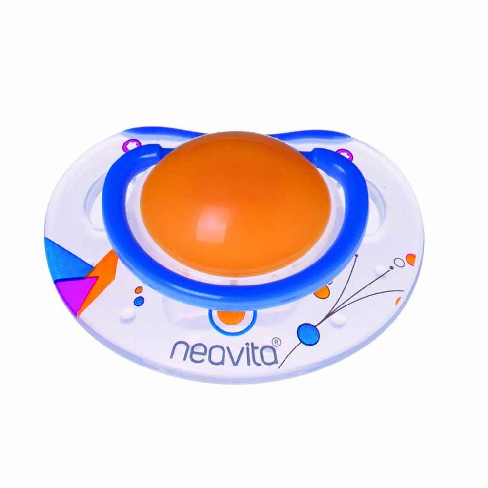 Neavita 15051 Ortodontik Emzik Desenli 0 Ay+ Lacivert