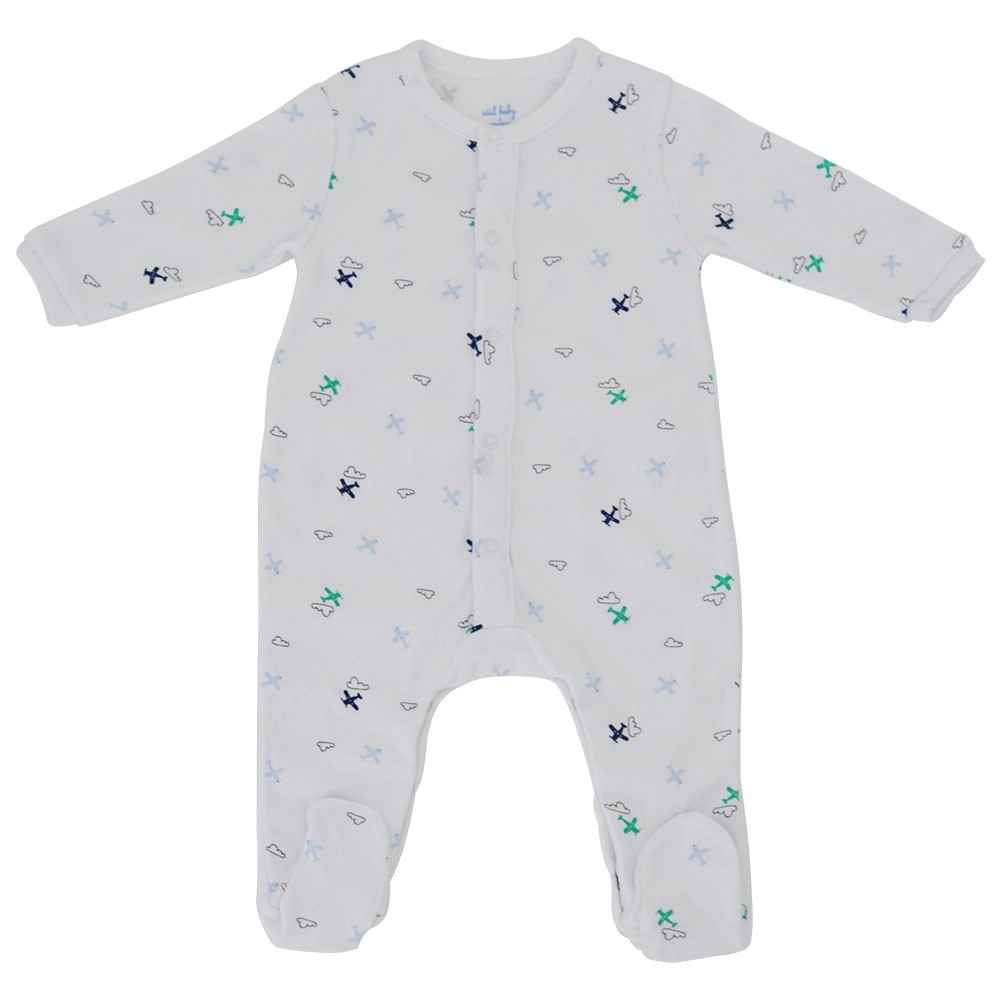 İdil Baby 6517 Bebek Tulumu Baskılı