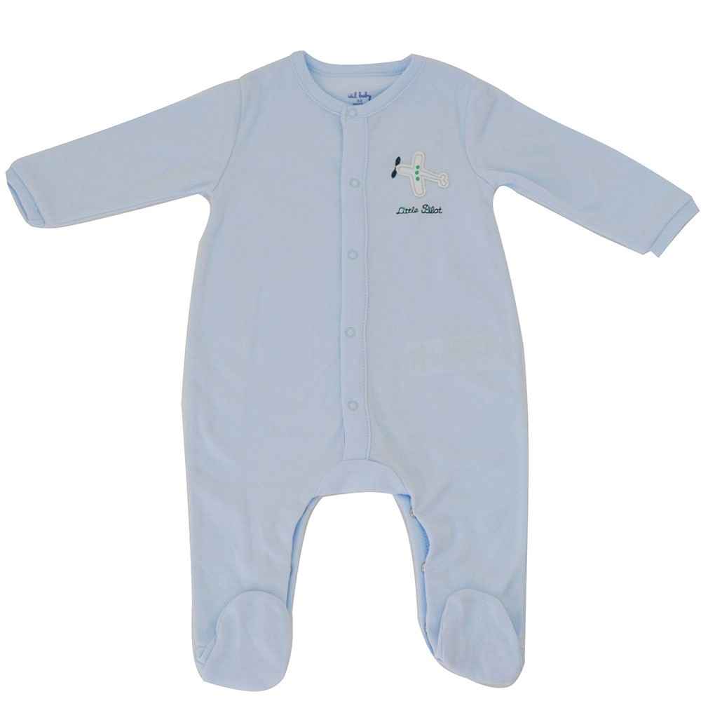 İdil Baby 6517 Bebek Tulumu Mavi