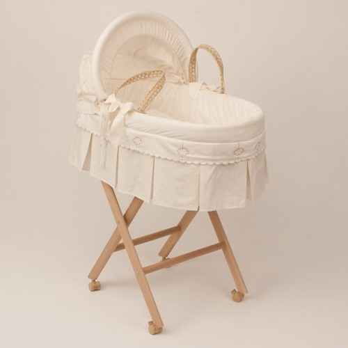 Funna Baby Luna Elegant Hasır Sepet Krem 