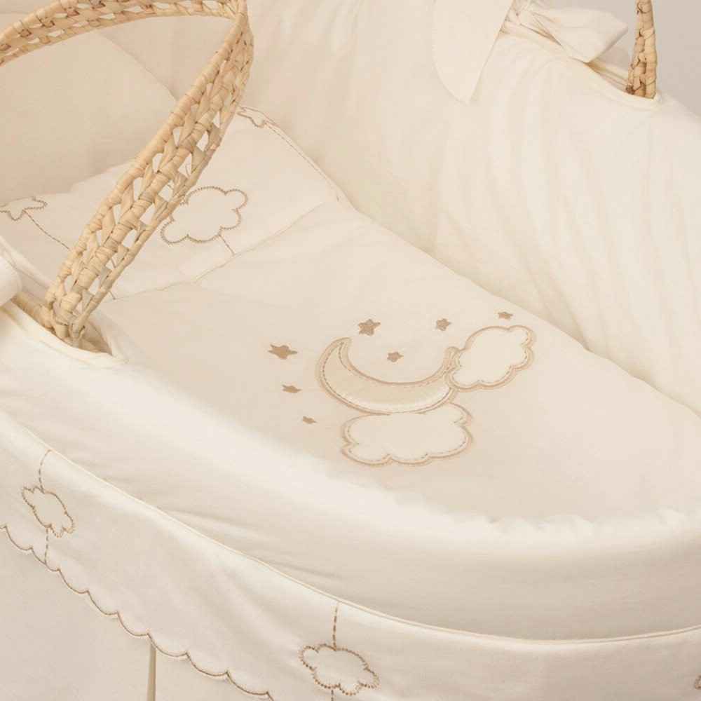 Funna Baby Luna Elegant Hasır Sepet Krem 