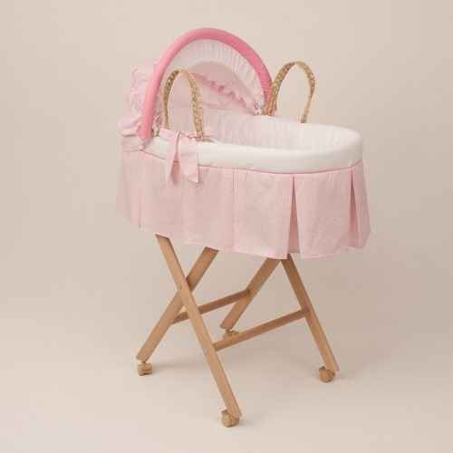 Funna Baby Tweet Home Hasır Sepet Pembe 