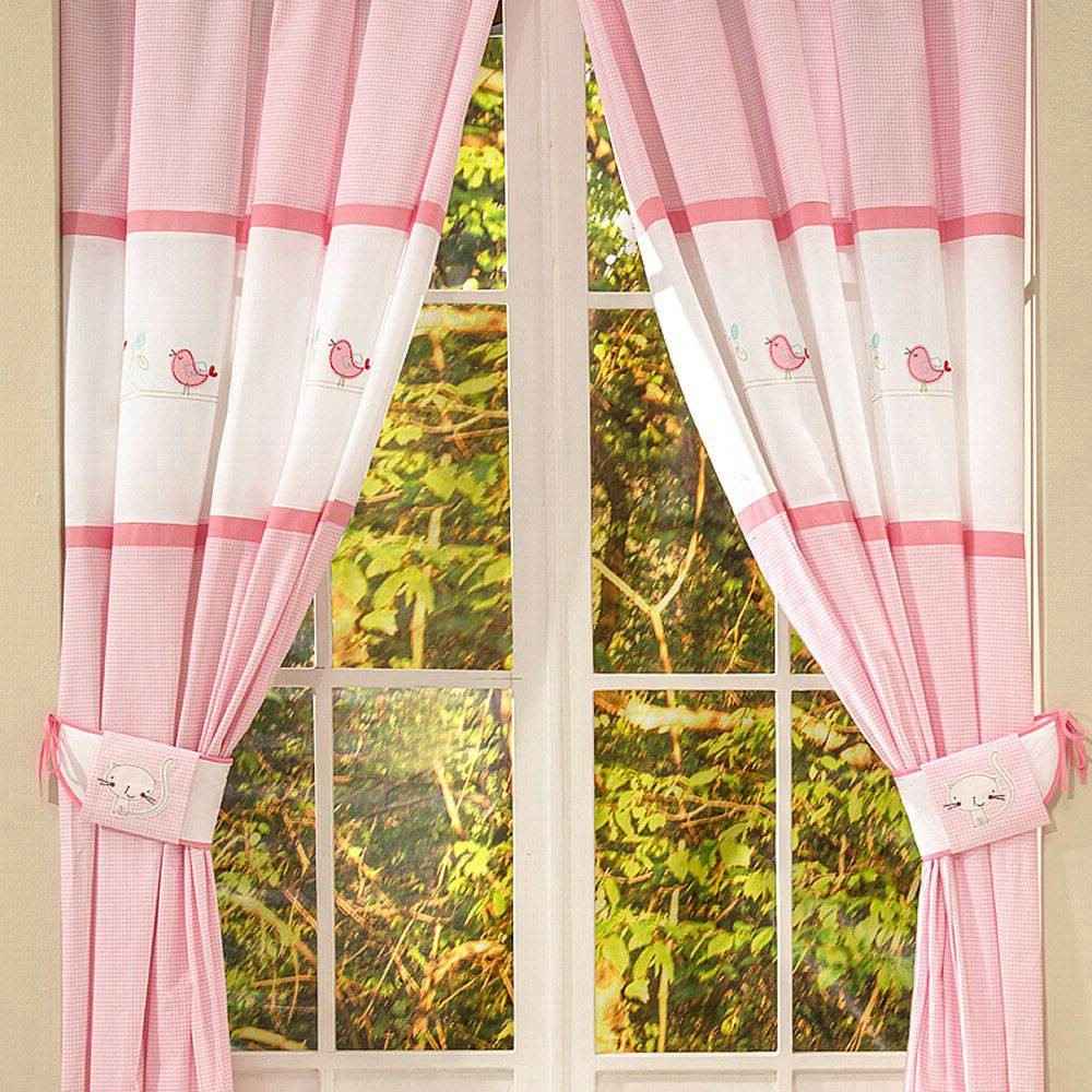 Funna Baby 4721 Tweet Home Bebek Odası Perde Tek Kanat 