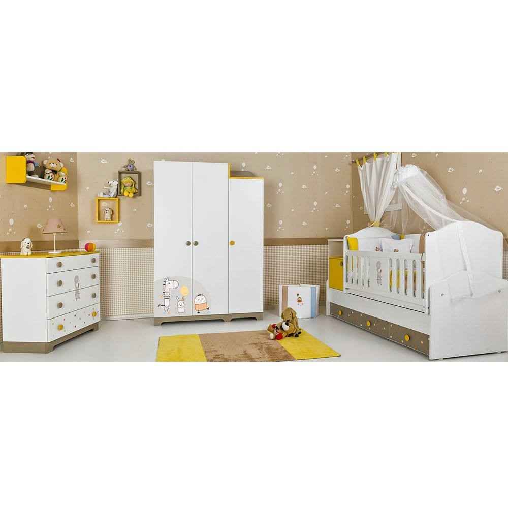 Coala Bunny Bebek Odası Takımı Büyüyen Beşikli 