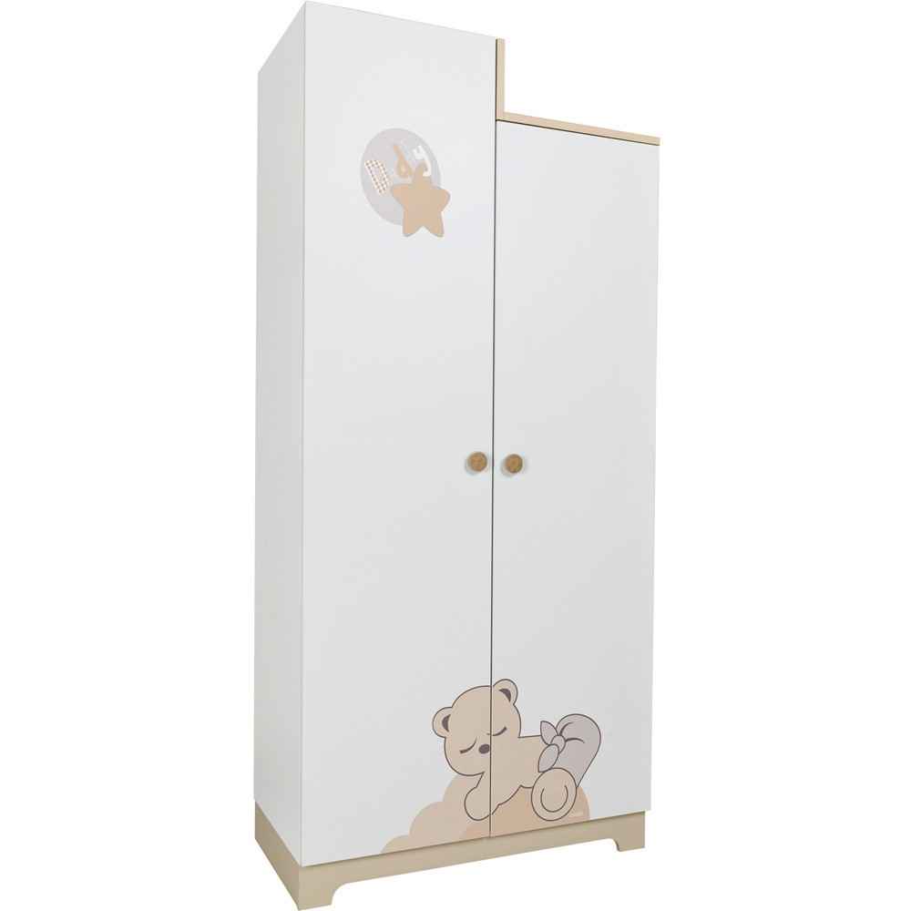 Coalo Sleepy Bear Bebek Odası 2 Kapılı Dolap 