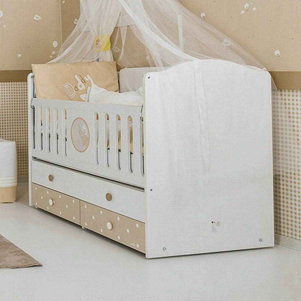 Coalo Sleepy Bear Bebek Odası 70x130 Sallanır Beşik 