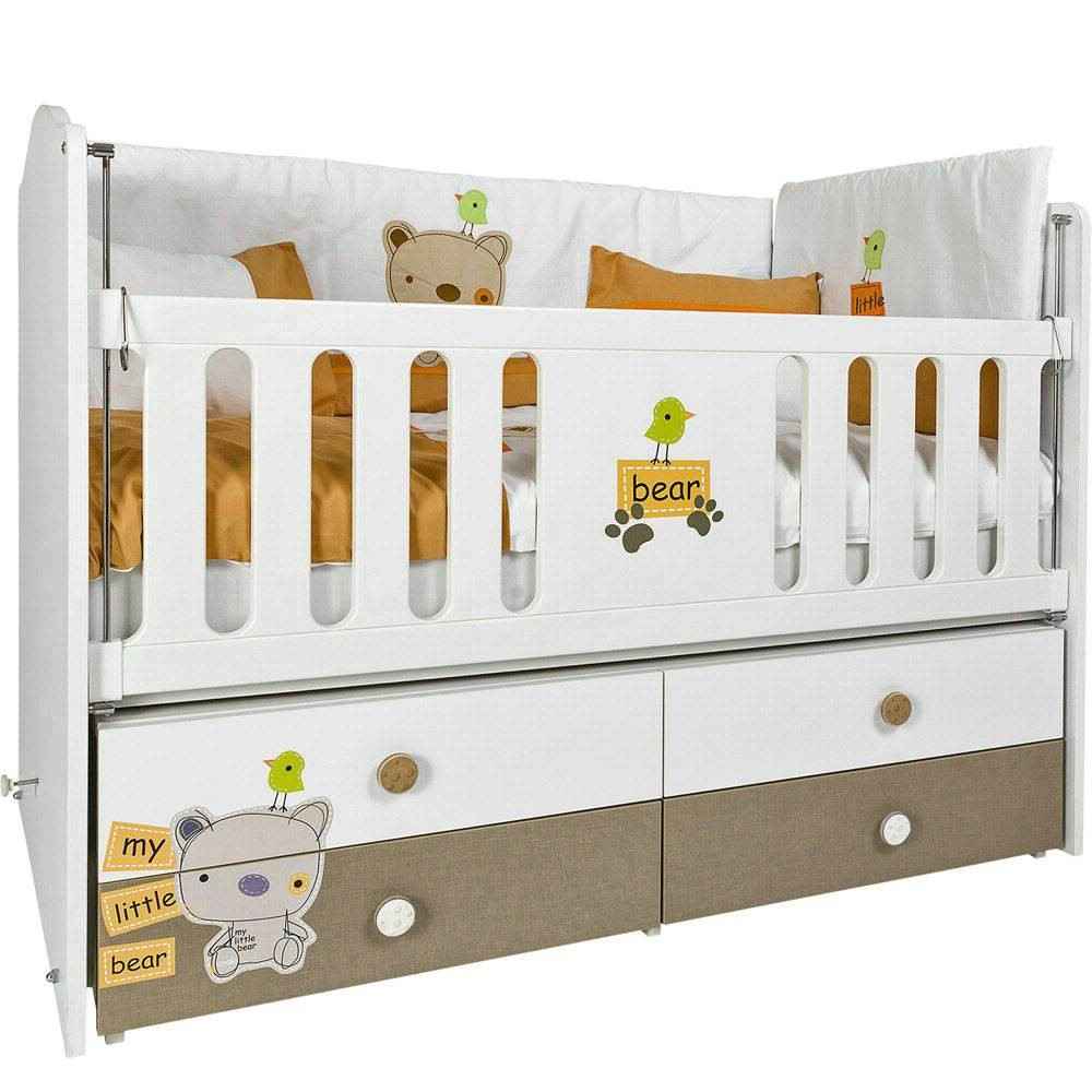 Coalo My Little Bear Bebek Odası 70x130 Beşik 