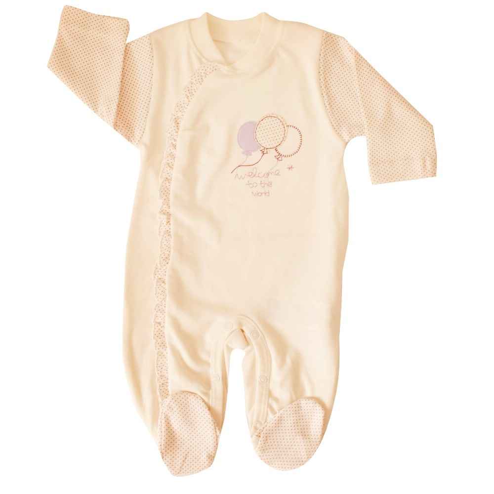 Bebetto T642 Balonlu Penye Bebek Tulumu Mor