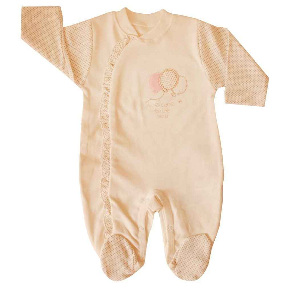 Bebetto T642 Balonlu Penye Bebek Tulumu Pembe