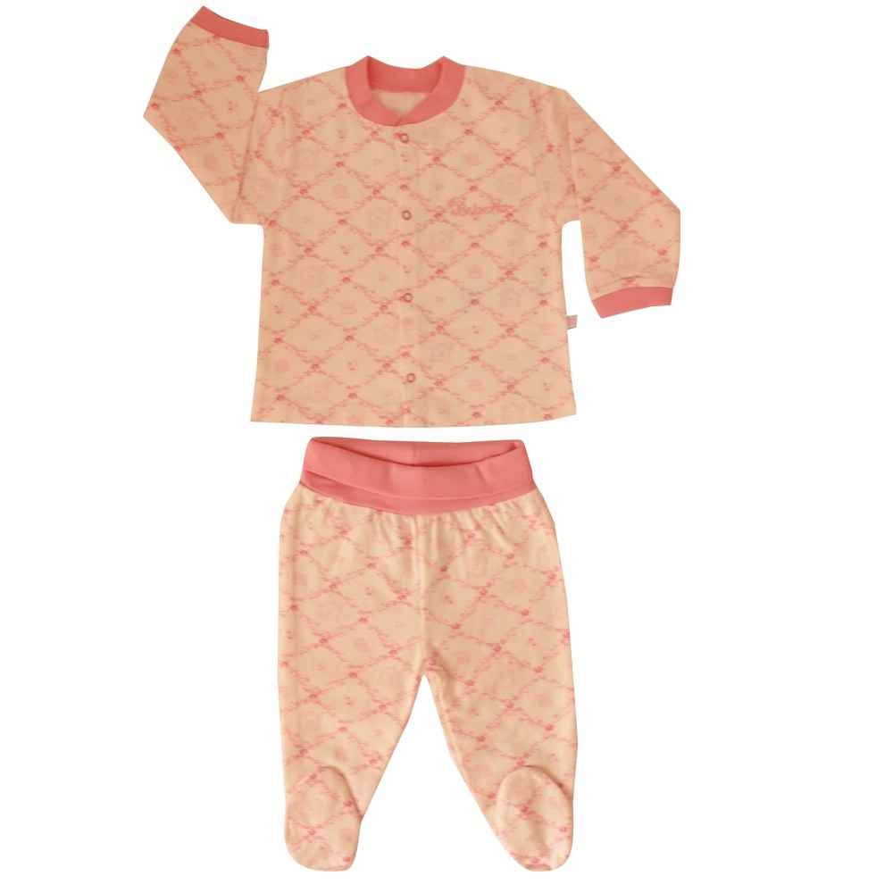 Bebetto F734 Mini Baskılı Penye Pijama Takımı Pembe