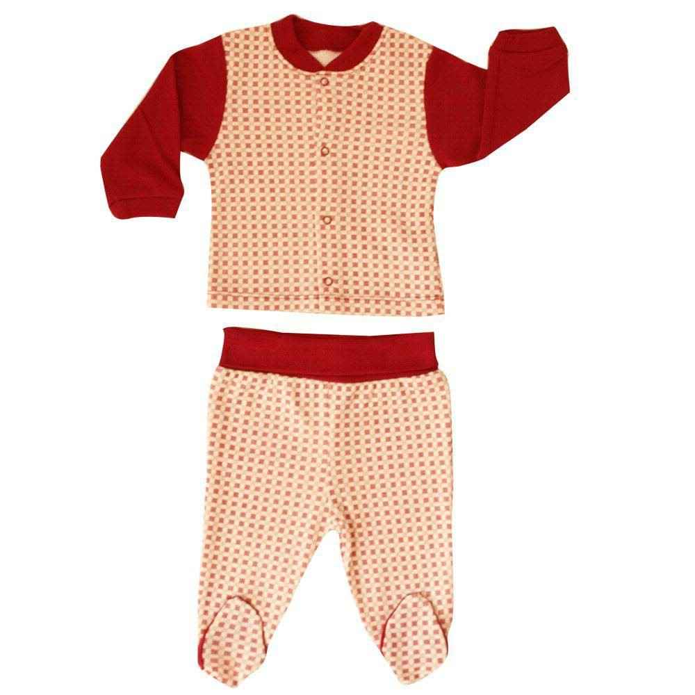 Bebetto  F755 Penye Mini Pijama Takımı Bordo