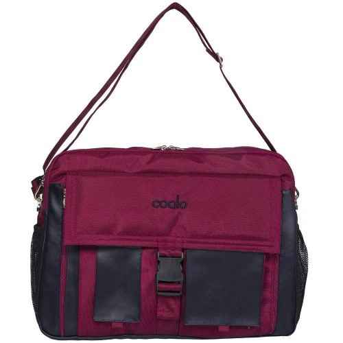 Coalo CO-402 Bebek Bakım Çantası Siyah-Bordo