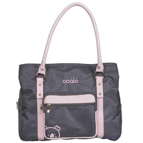 Coalo CO-410 Bebek Bakım Çantası Gri-Pembe