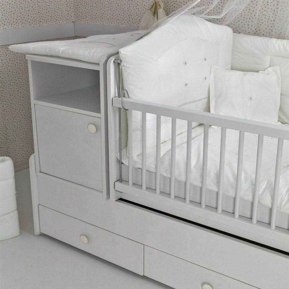 Coalo Star Bebek Odası Çıtalı Büyüyen Beşik 80x180 