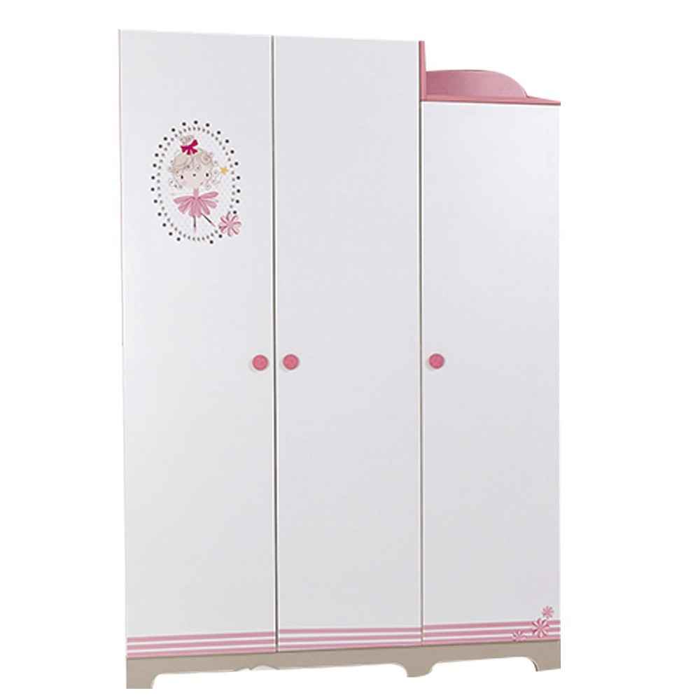 Coalo Princess Bebek Odası 3 Kapılı Dolap 