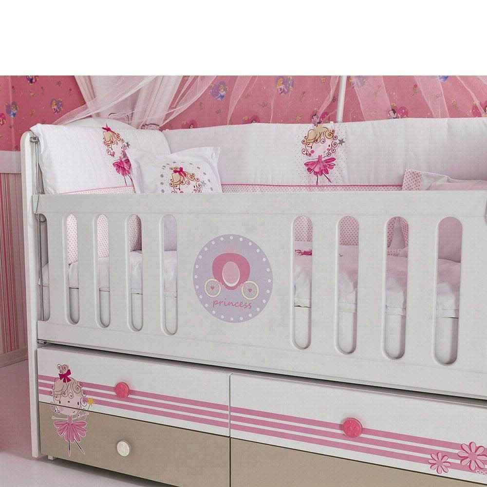Coalo Princess Bebek Odası 70x130 Beşik 