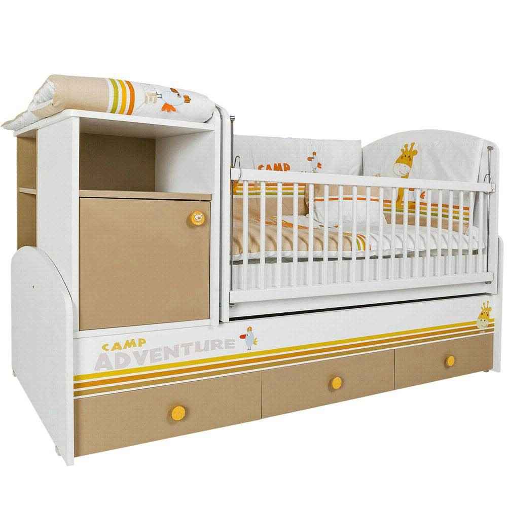 Coalo Camp Bebek Odası 80x180 Büyüyen Beşik Çıtalı 