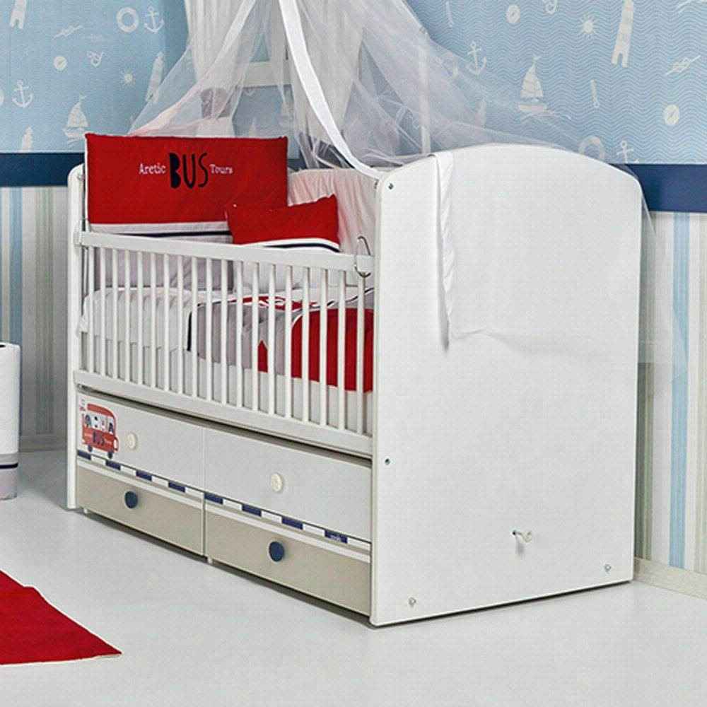 Coalo Bus Bebek ODası 70x130 Beşik Çıtalı 