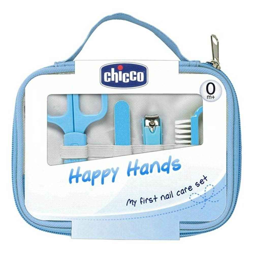 Chicco Happy Hands Bebek Tırnak Bakım Seti Mavi