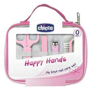 Chicco Happy Hands Bebek Tırnak Bakım Seti Pembe