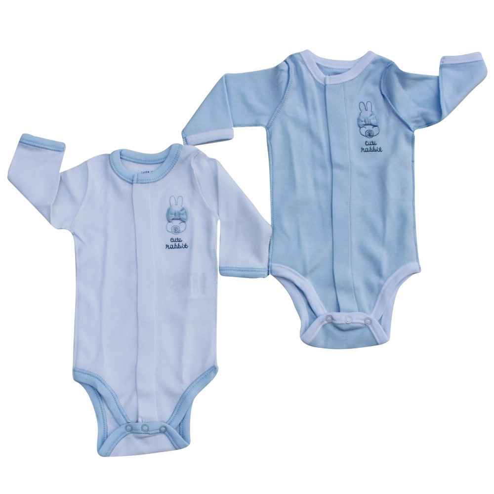 İdil Baby 6554 Prematüre Erkek Bebek Body 2li Mavi