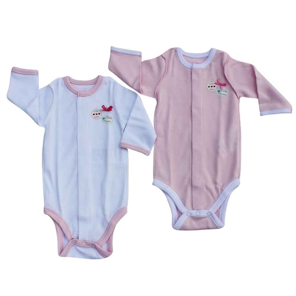 İdil Baby 6495 Prematüre Kız Bebek Body Pembe