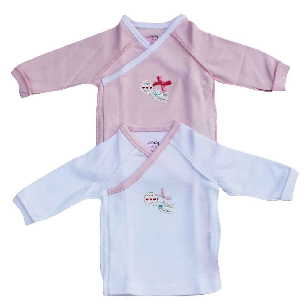 İdil Baby 6496 Prematüre Kız Zıbın 2li Pembe