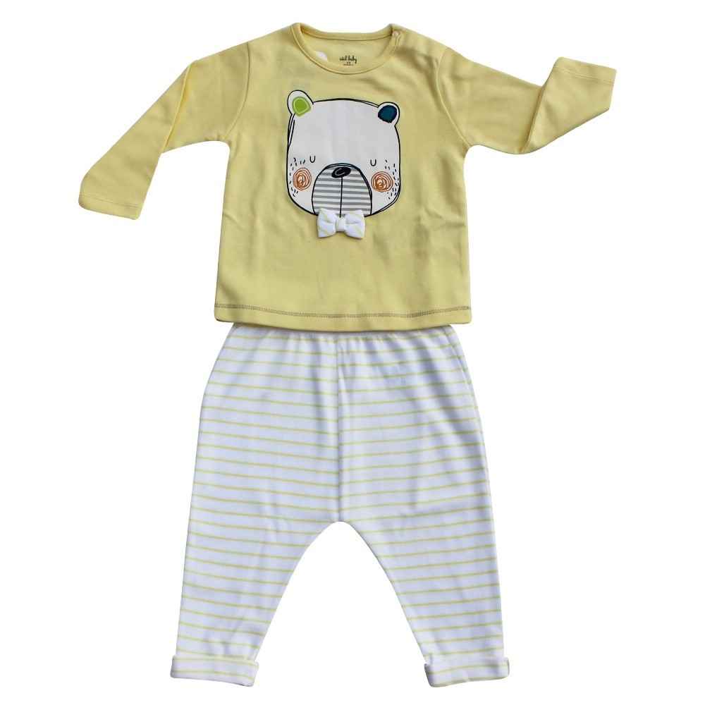 İdil Baby 6816 Bebek Takımı 2li Sarı
