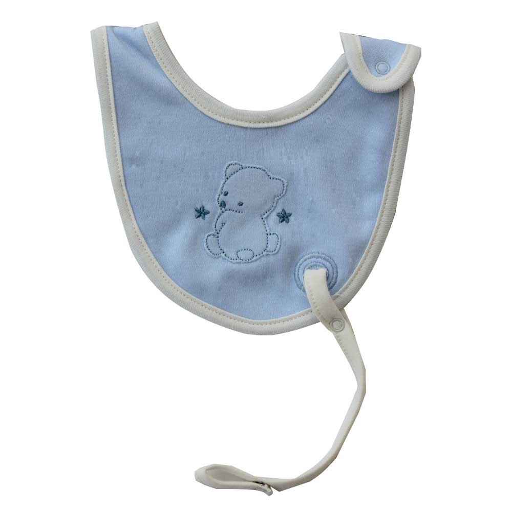 İdil Baby 5628 Bebek Mama Önlüğü Mavi