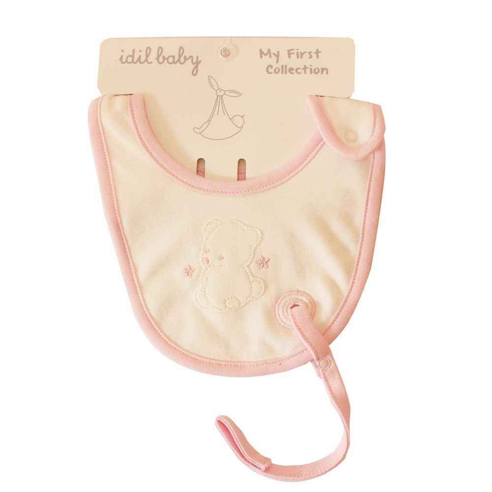 İdil Baby 5629 Bebek Mama Önlüğü Krem