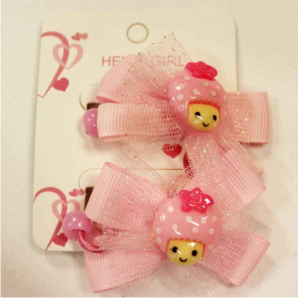 Hello N709-2 Kız Çocuk Tokası 2li Pembe