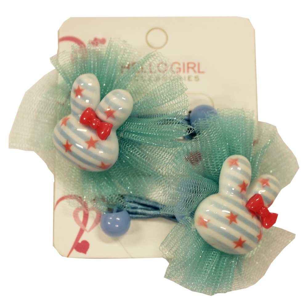 Hello N709-22 Kız Çocuk Tokası 2li Turkuaz