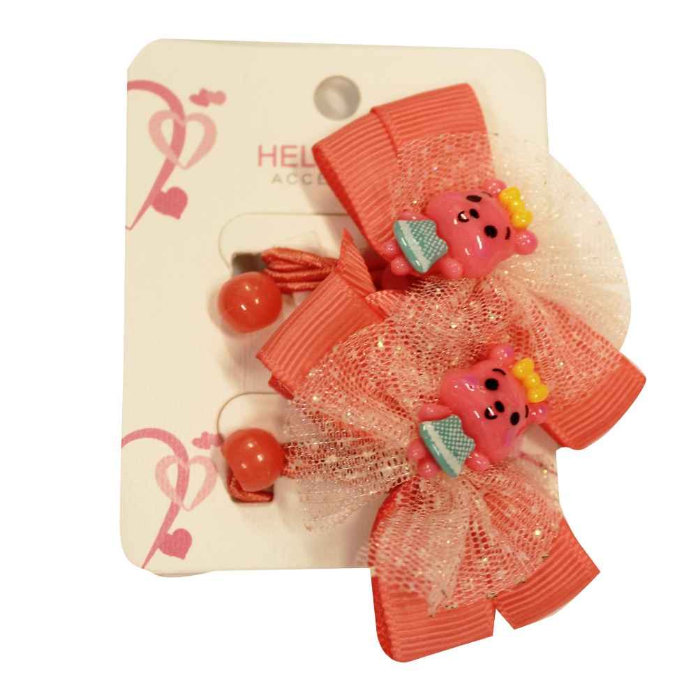 Hello N709-3 Kız Çocuk Tokası 2li Nar Çiçeği