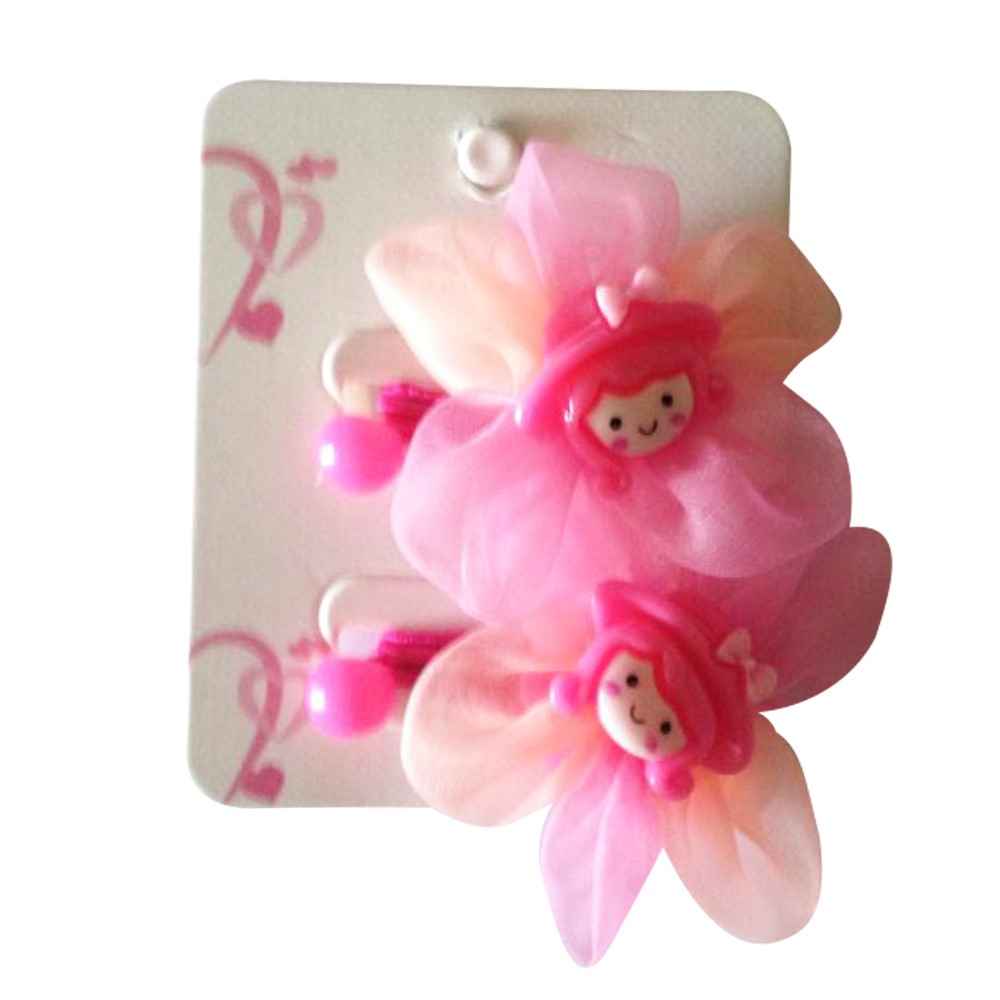 Hello N710-10 Kız Çocuk Tokası 2li Fuşya