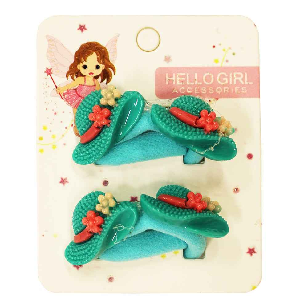 Hello N710-6 Kız Çocuk Tokası Yeşil