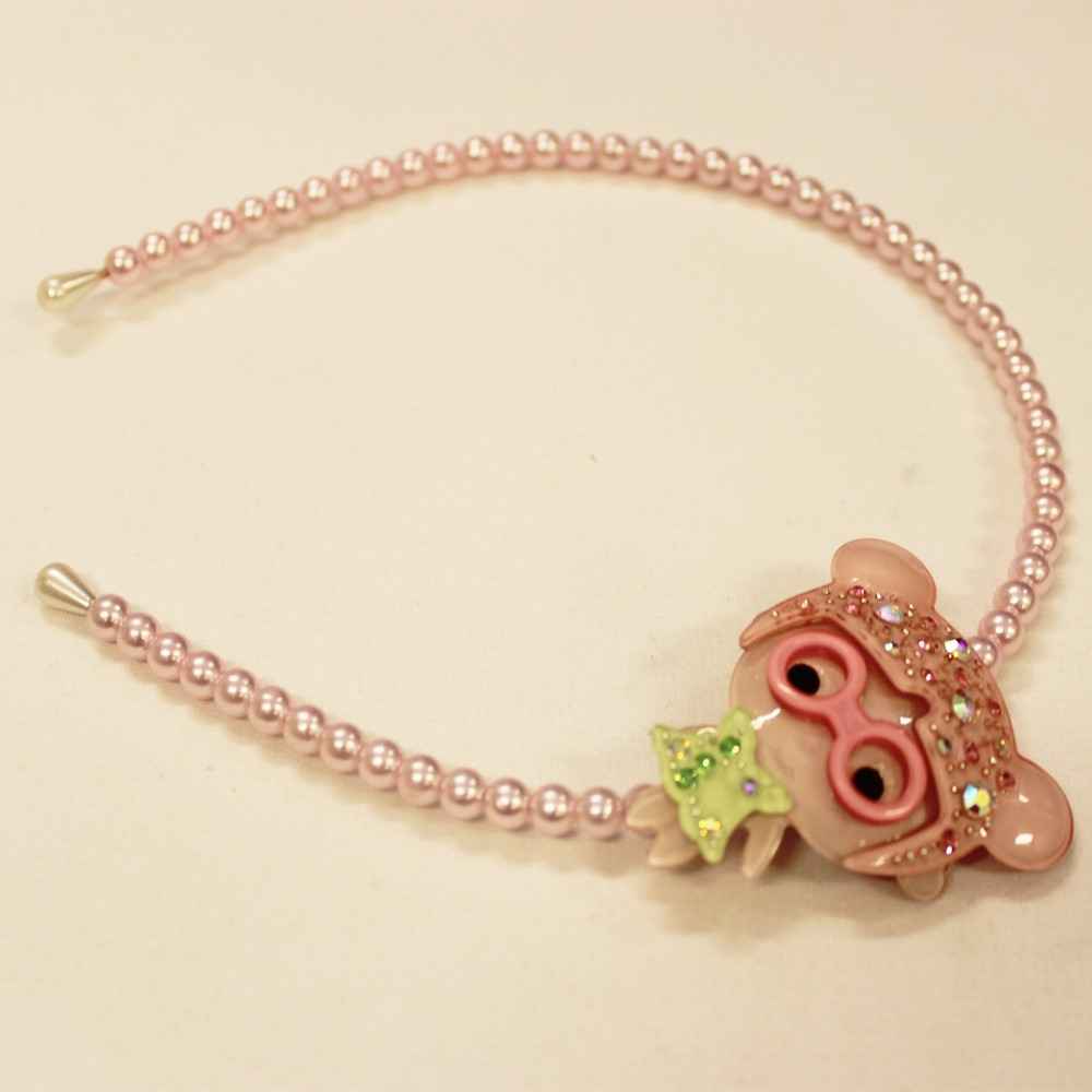 Hello N712-1 Kız Bebek Tacı Somon
