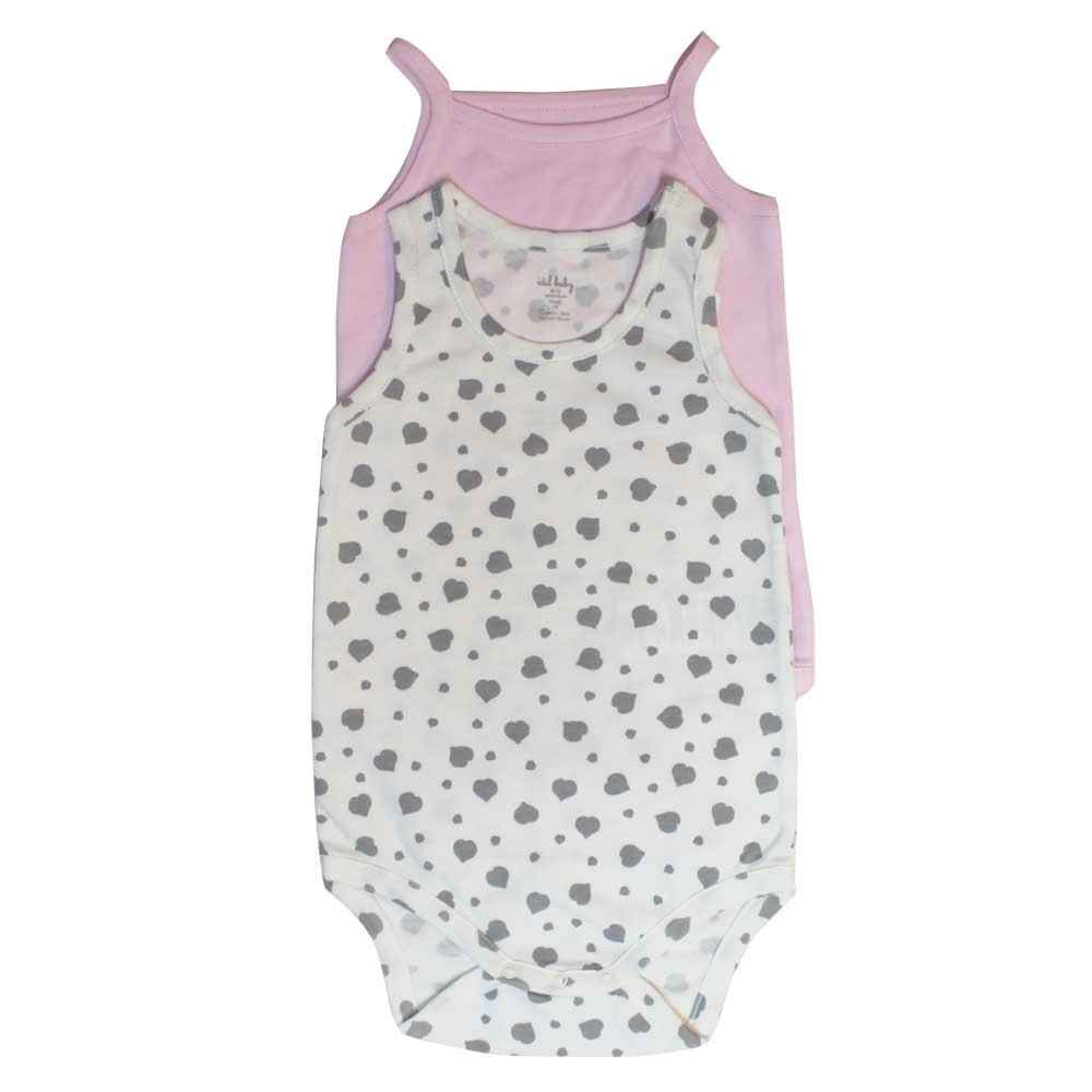 İdil Baby 7020 Bebek Body 2li Baskılı
