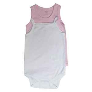 İdil Baby 7020 Bebek Body 2li Beyaz