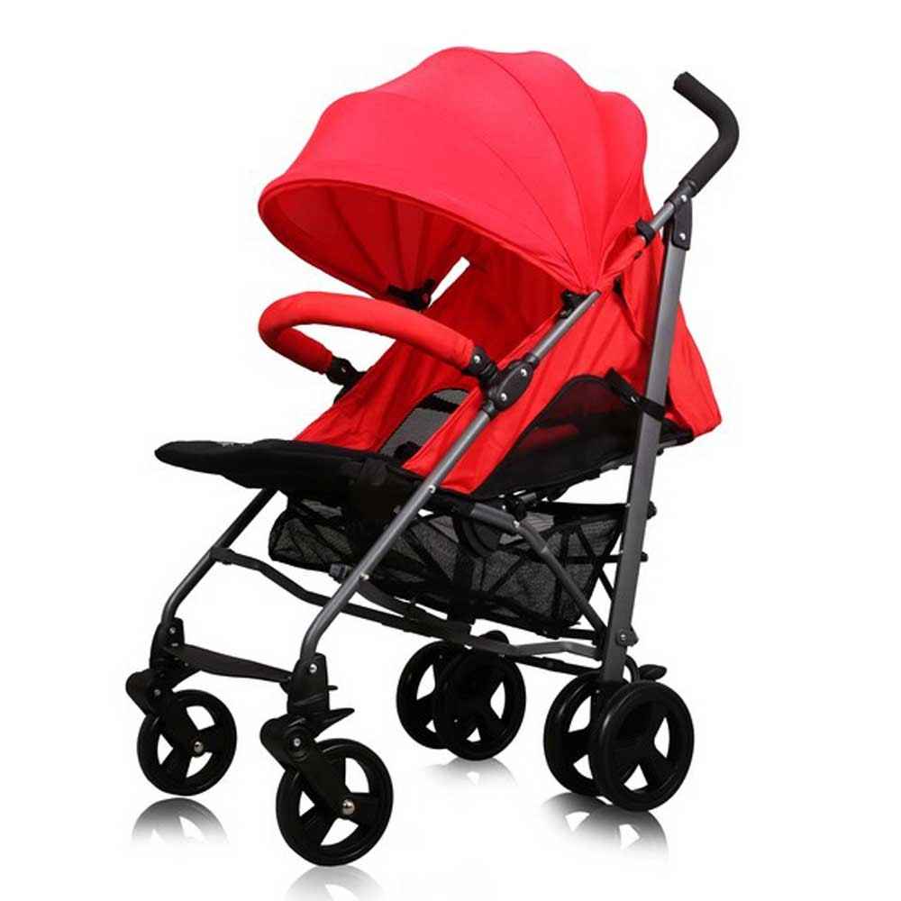 Premom Buggy Baston Bebek Arabası Kırmızı İlke Bebe